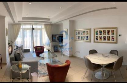 Apartment - 1 Bedroom - 2 Bathrooms for rent in East Porto Drive - Porto Arabia - The Pearl Island - Doha