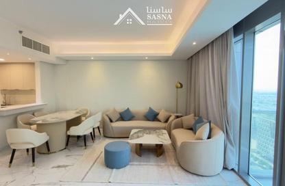 Apartment - 2 Bedrooms - 3 Bathrooms for rent in Marina Tower 23 - Marina District - Lusail
