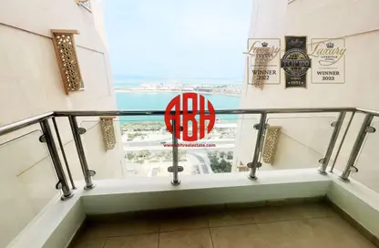 Apartment - 2 Bedrooms - 3 Bathrooms for rent in Lusail Marina Heights - Marina District - Lusail