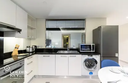 Apartment - 1 Bedroom - 2 Bathrooms for rent in Abraj Bay - Abraj Quartiers - The Pearl Island - Doha