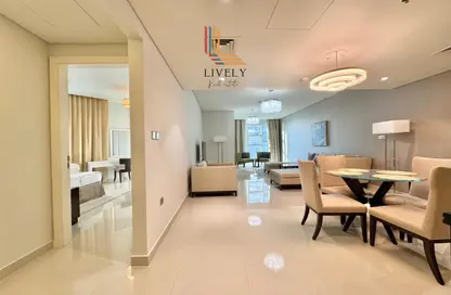 Apartment - 2 Bedrooms - 3 Bathrooms for rent in Burj DAMAC Marina - Marina District - Lusail