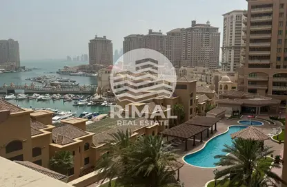 Apartment - 2 Bedrooms - 3 Bathrooms for rent in Porto Arabia - The Pearl Island - Doha