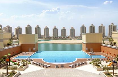 Apartment - Studio - 1 Bathroom for rent in Viva East - Viva Bahriyah - The Pearl Island - Doha