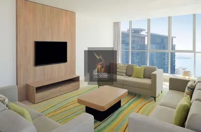 شقق فندقية - 2 غرف نوم - 2 حمامات للايجار في برج وست باي - الخليج الجنوبي - الخليج الغربي - الدوحة