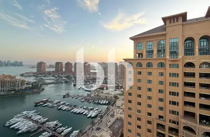 Apartment - 1 Bedroom - 2 Bathrooms for sale in West Porto Drive - Porto Arabia - The Pearl Island - Doha