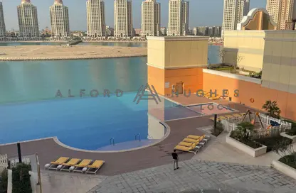 شقة - 1 حمام للايجار في تاور 29 - فيفا بحرية - جزيرة اللؤلؤة - الدوحة