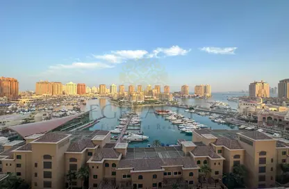 Apartment - 2 Bedrooms - 3 Bathrooms for sale in East Porto Drive - Porto Arabia - The Pearl Island - Doha