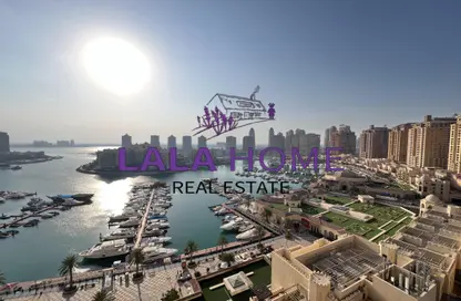 Apartment - 2 Bedrooms - 3 Bathrooms for rent in East Porto Drive - Porto Arabia - The Pearl Island - Doha
