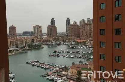 Apartment - 1 Bedroom - 2 Bathrooms for rent in East Porto Drive - Porto Arabia - The Pearl Island - Doha
