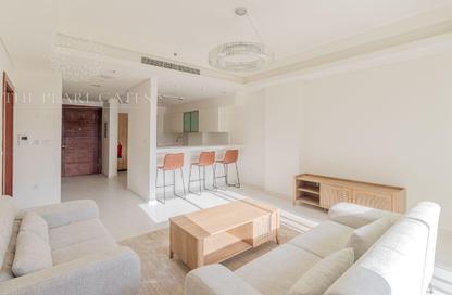 Apartment - 1 Bedroom - 2 Bathrooms for rent in Crystal Residence - Gewan Island - The Pearl Island - Doha