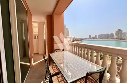 Apartment - 1 Bedroom - 2 Bathrooms for rent in East Porto Drive - Porto Arabia - The Pearl Island - Doha