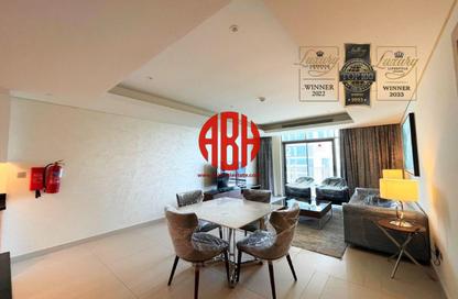 Apartment - 1 Bedroom - 2 Bathrooms for rent in Abraj Bay - Abraj Quartiers - The Pearl Island - Doha