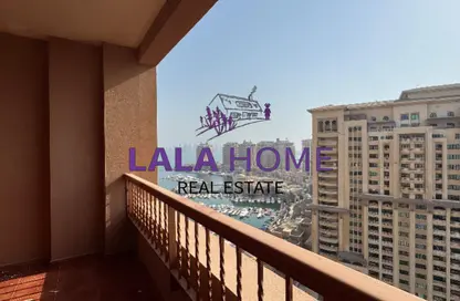 Apartment - 2 Bedrooms - 3 Bathrooms for rent in East Porto Drive - Porto Arabia - The Pearl Island - Doha