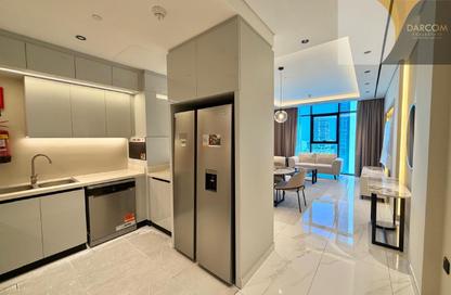 Apartment - 2 Bedrooms - 4 Bathrooms for rent in Lusail Marina Heights - Marina District - Lusail
