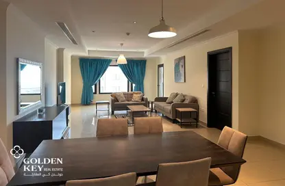 شقة - غرفة نوم - 2 حمامات للايجار في طريق بورتو الغربي - بورتو أرابيا - جزيرة اللؤلؤة - الدوحة