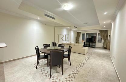 Apartment - 2 Bedrooms - 3 Bathrooms for rent in East Porto Drive - Porto Arabia - The Pearl Island - Doha