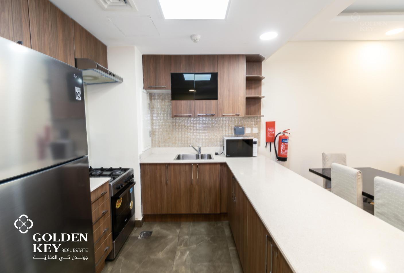 Furnished 2BR with Balcony | Spacious Living Area