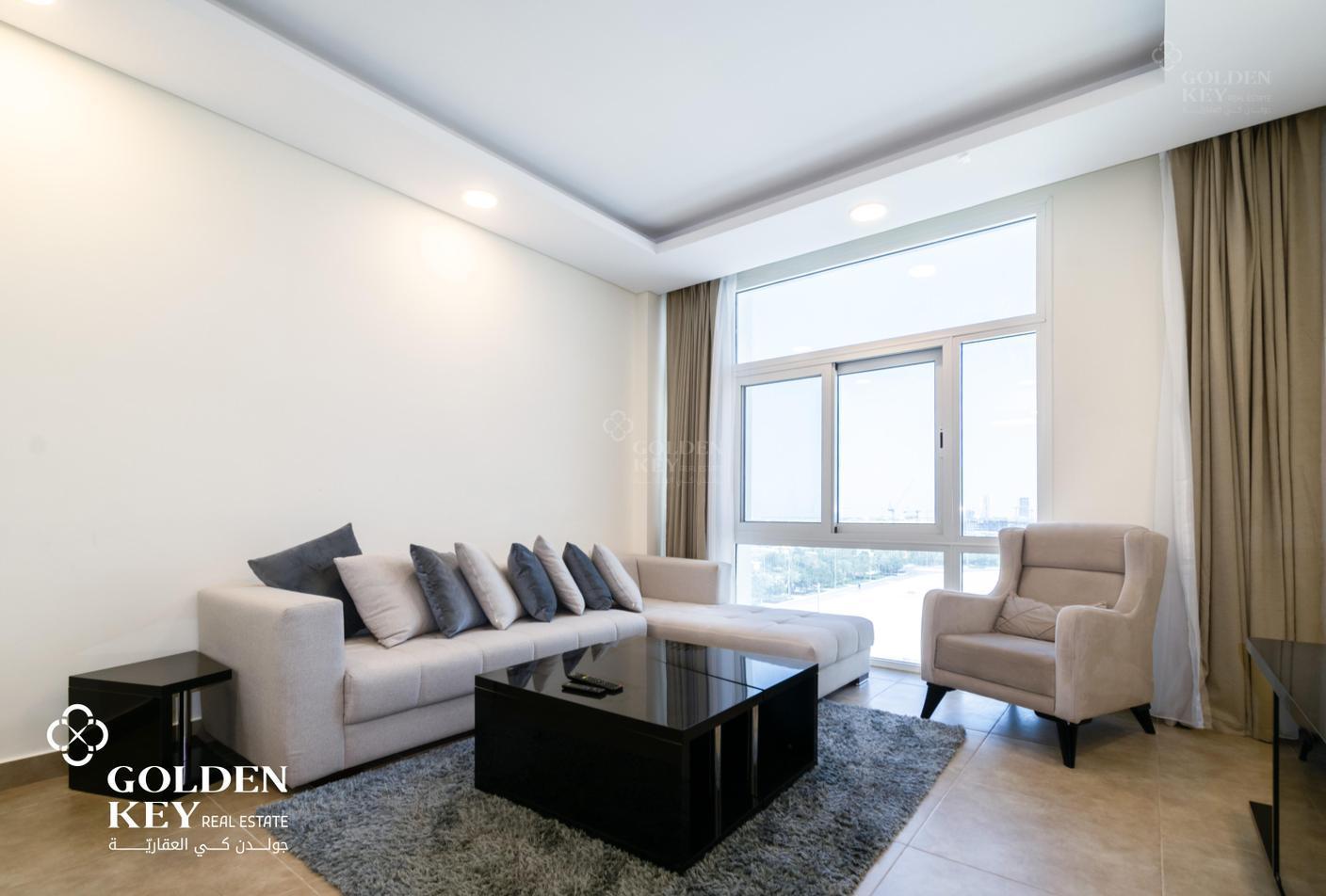 Furnished 2BR with Balcony | Spacious Living Area
