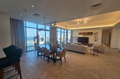 Penthouse - 4 Bedrooms - 6 Bathrooms for rent in Lusail Marina Heights - Marina District - Lusail