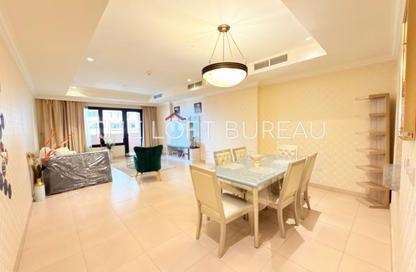 Apartment - 1 Bedroom - 2 Bathrooms for rent in East Porto Drive - Porto Arabia - The Pearl Island - Doha
