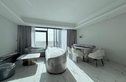 Apartment - 2 Bedrooms - 3 Bathrooms for rent in Lusail Marina Heights - Marina District - Lusail
