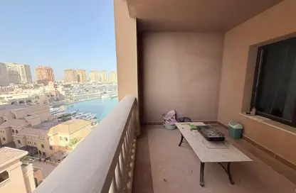 Apartment - 1 Bedroom - 2 Bathrooms for rent in East Porto Drive - Porto Arabia - The Pearl Island - Doha