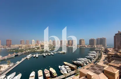 Apartment - 2 Bedrooms - 3 Bathrooms for sale in East Porto Drive - Porto Arabia - The Pearl Island - Doha