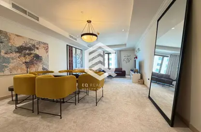 شقة - غرفة نوم - 2 حمامات للايجار في طريق بورتو الشرقي - بورتو أرابيا - جزيرة اللؤلؤة - الدوحة