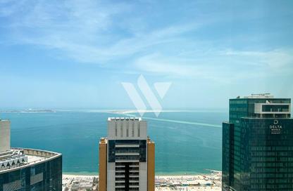 شقق فندقية - 2 غرف نوم - 3 حمامات للايجار في برج وست باي - الخليج الجنوبي - الخليج الغربي - الدوحة