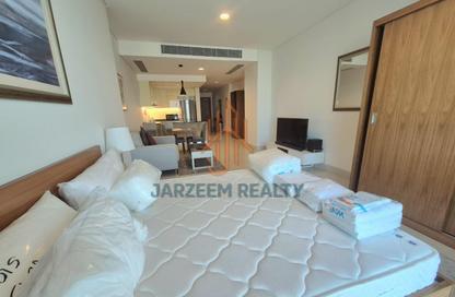 Apartment - Studio - 1 Bathroom for rent in Viva West - Viva Bahriyah - The Pearl Island - Doha