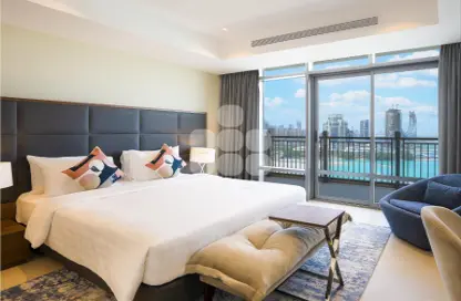 Apartment - 1 Bedroom - 2 Bathrooms for rent in Abraj Bay - Abraj Quartiers - The Pearl Island - Doha