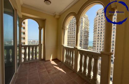 Apartment - 1 Bedroom - 2 Bathrooms for rent in Viva West - Viva Bahriyah - The Pearl Island - Doha
