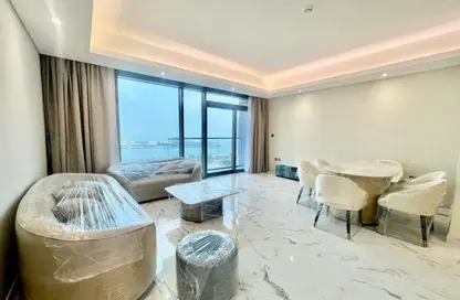 Apartment - 2 Bedrooms - 3 Bathrooms for rent in Lusail Marina Heights - Marina District - Lusail