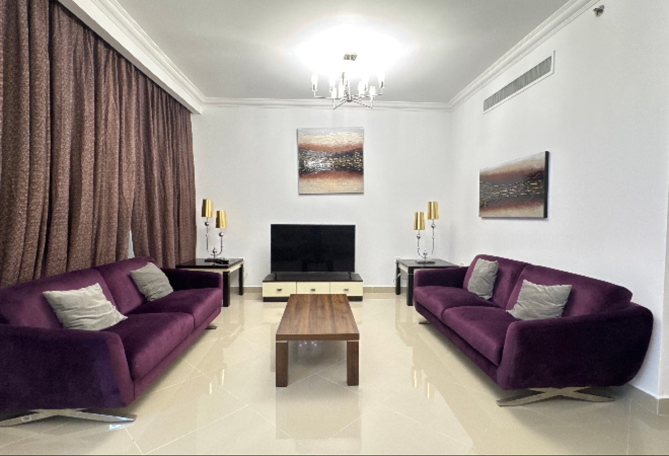 Furnished 2Bedrooms- Bills Inc, Balcony - apartment in West Bay