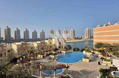 Apartment - 1 Bedroom - 2 Bathrooms for rent in East Porto Drive - Porto Arabia - The Pearl Island - Doha