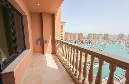 Apartment - 2 Bedrooms - 3 Bathrooms for rent in East Porto Drive - Porto Arabia - The Pearl Island - Doha