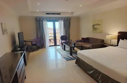 Apartment - Studio - 1 Bathroom for rent in West Porto Drive - Porto Arabia - The Pearl Island - Doha