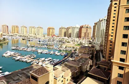 Apartment - 1 Bedroom - 2 Bathrooms for rent in East Porto Drive - Porto Arabia - The Pearl Island - Doha