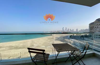 Apartment - 1 Bedroom - 1 Bathroom for rent in Lusail Marina Heights - Marina District - Lusail