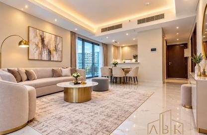 Apartment - 1 - 2 for rent in Lusail Marina Heights - Marina District - Lusail