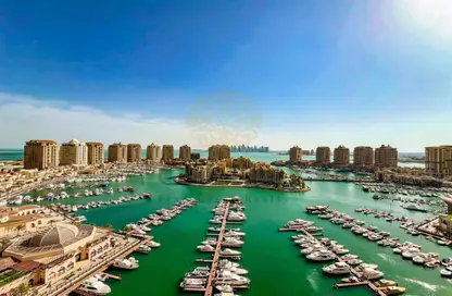 Apartment - Studio - 1 Bathroom for rent in West Porto Drive - Porto Arabia - The Pearl Island - Doha