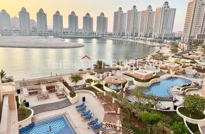 Apartment - 1 - 2 for rent in Viva East - Viva Bahriyah - The Pearl Island - Doha