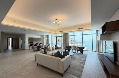 Penthouse - 4 Bedrooms - 6 Bathrooms for rent in Lusail Marina Heights - Marina District - Lusail