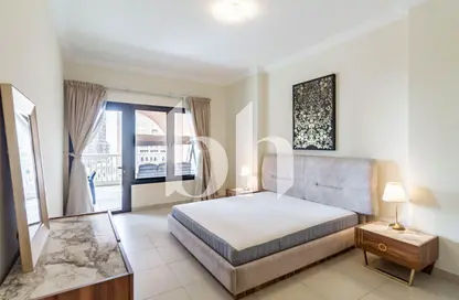 Apartment - 1 Bedroom - 2 Bathrooms for rent in West Porto Drive - Porto Arabia - The Pearl Island - Doha