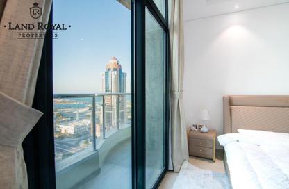Apartment - 2 - 2 for rent in Lusail Marina Heights - Marina District - Lusail
