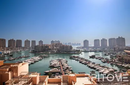 Apartment - Studio - 1 Bathroom for rent in Tower 14 - Porto Arabia - The Pearl Island - Doha