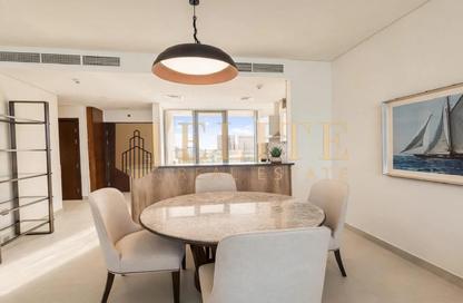 Apartment - 1 - 2 for rent in Lusail Marina Heights - Marina District - Lusail