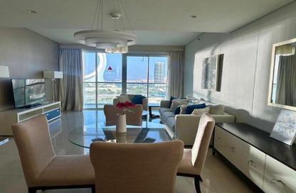 Apartment - 1 Bedroom - 2 Bathrooms for rent in Lusail Marina Heights - Marina District - Lusail