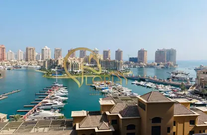 شقة - 2 غرف نوم - 3 حمامات للبيع في طريق بورتو الشرقي - بورتو أرابيا - جزيرة اللؤلؤة - الدوحة