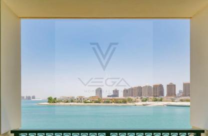 Apartment - 2 Bedrooms - 2 Bathrooms for rent in Viva West - Viva Bahriyah - The Pearl Island - Doha